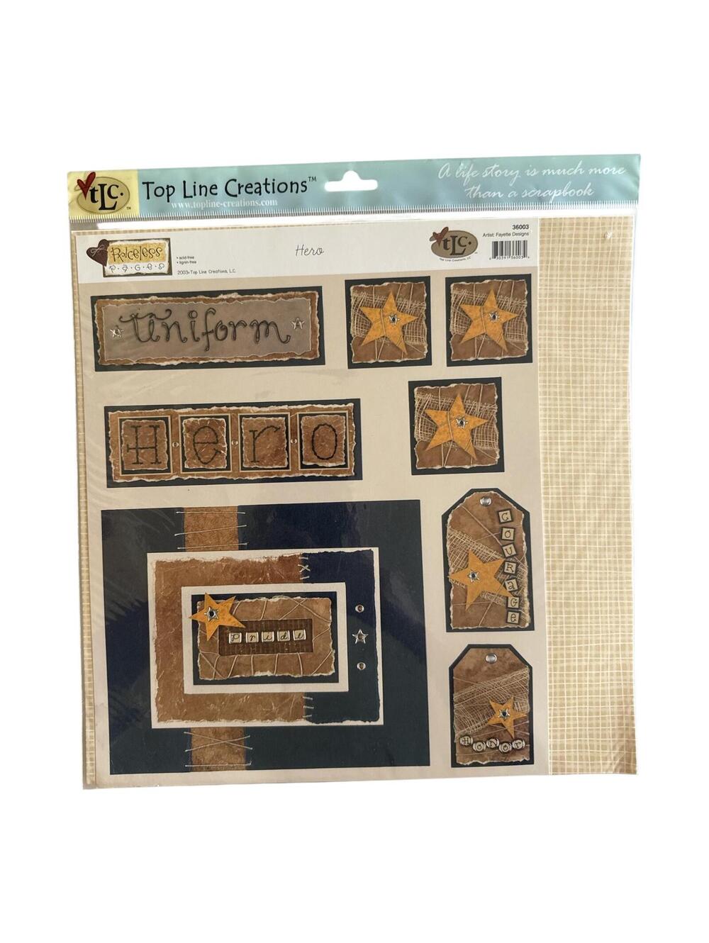 TLC 2003 Priceless Pages Layout Ideas Scrapbooking Kit